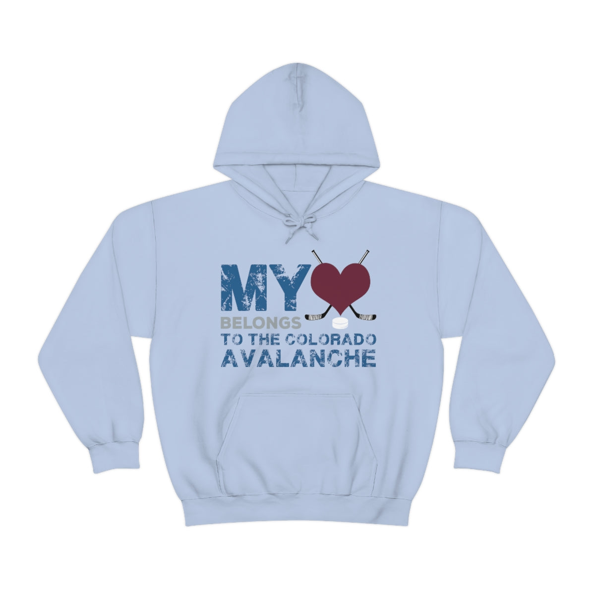 My Heart Belongs To The Colorado Avalanche Unisex Hooded Sweatshirt