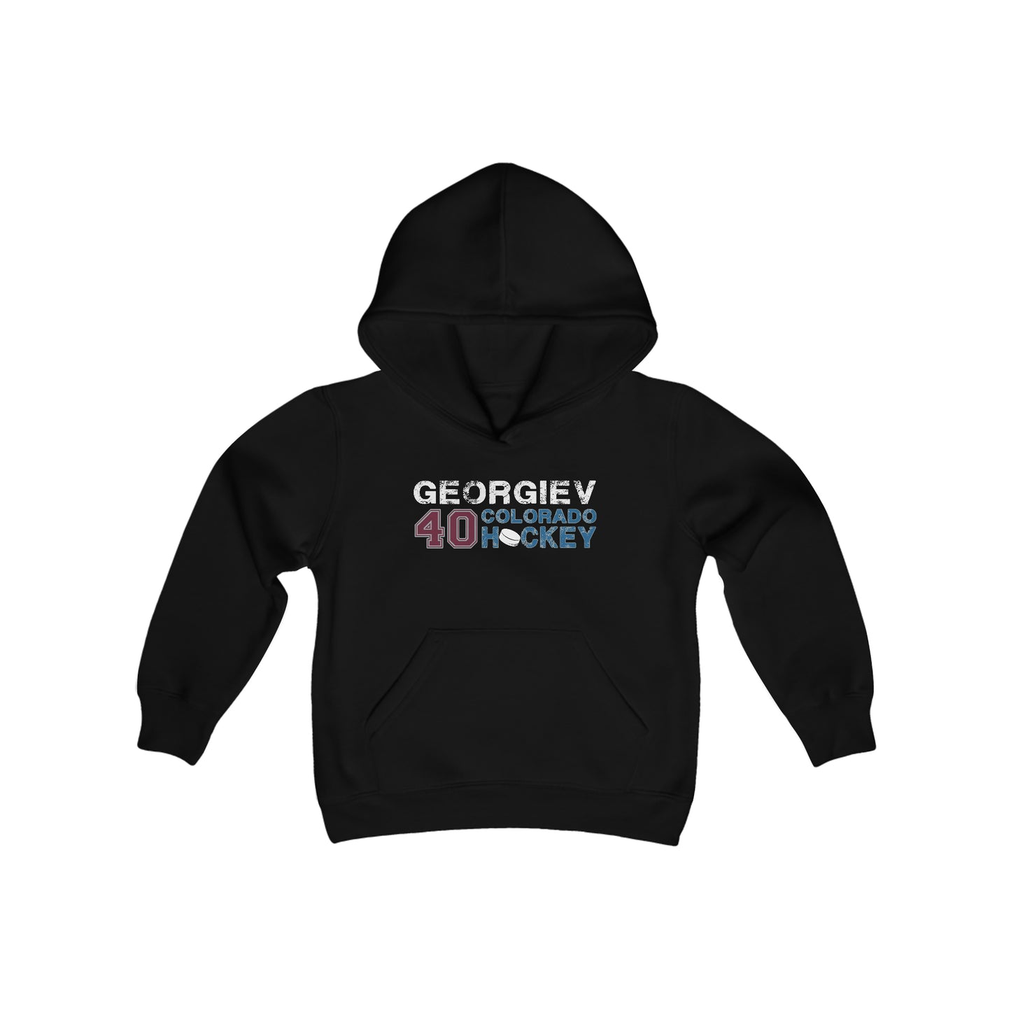 Georgiev 40 Colorado Hockey Youth Hooded Sweatshirt