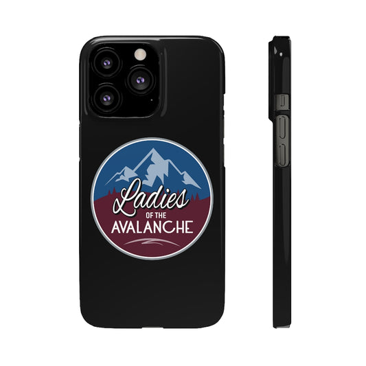 Ladies Of The Avalanche Snap Phone Cases In Black