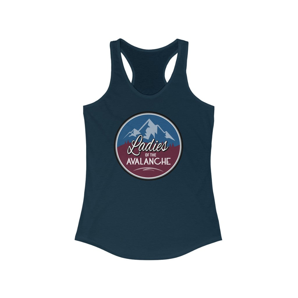 Ladies Of The Avalanche Women's Ideal Racerback Tank Top