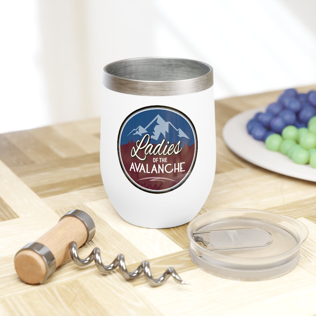 Ladies Of The Avalanche Chill Wine Tumbler, 12 oz.