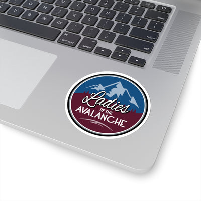 Ladies Of The Avalanche Group Logo Kiss-Cut Stickers