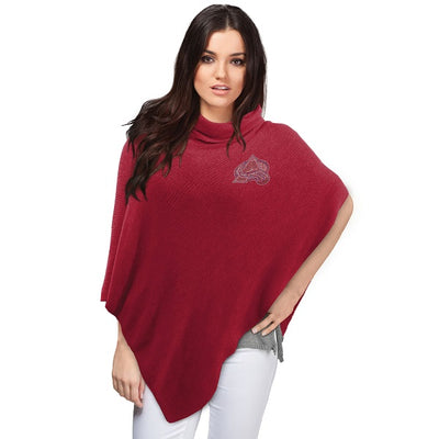 Colorado Avalanche Women's Crystal Knit Poncho