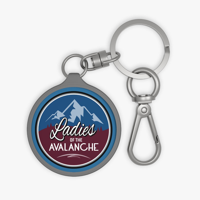 Ladies Of The Avalanche Keyring Tag In Blue