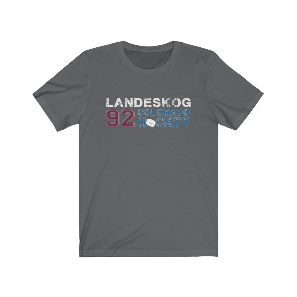 Landeskog 92 Colorado Hockey Unisex Jersey Tee