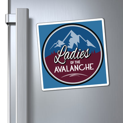 Ladies Of The Avalanche Multi-Use Magnets, Blue