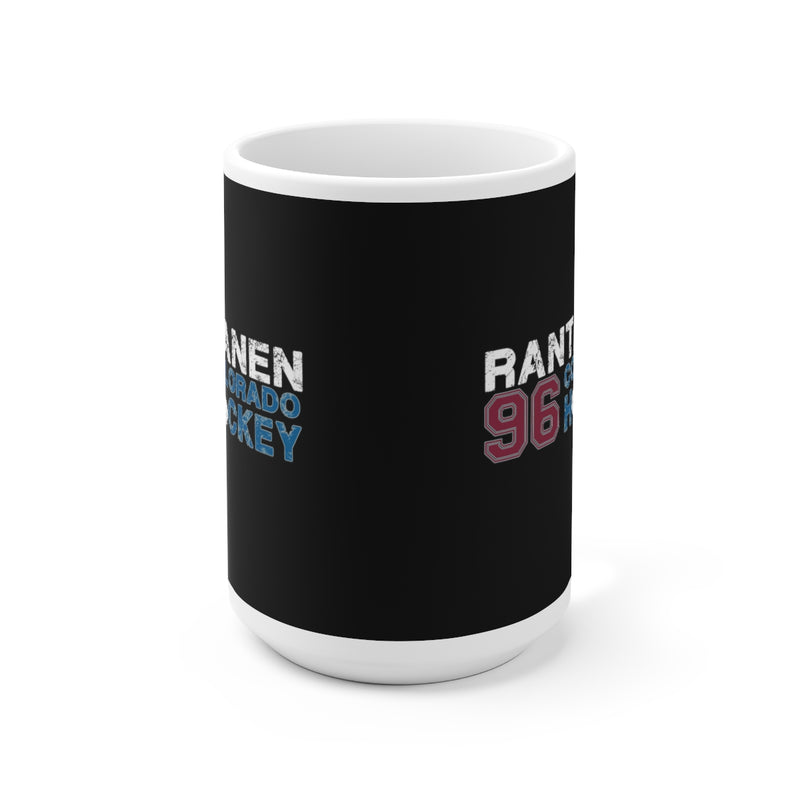 Rantanen 96 Colorado Hockey Ceramic Coffee Mug In Black, 15oz