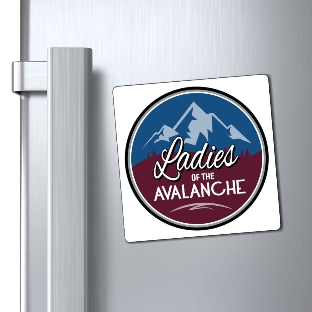 Ladies Of The Avalanche Multi-Use Magnets, White