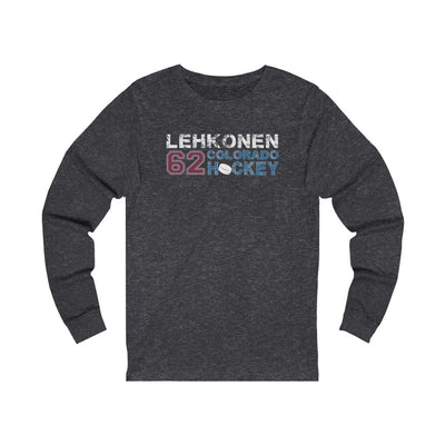 Lehkonen 62 Colorado Hockey Unisex Jersey Long Sleeve Shirt