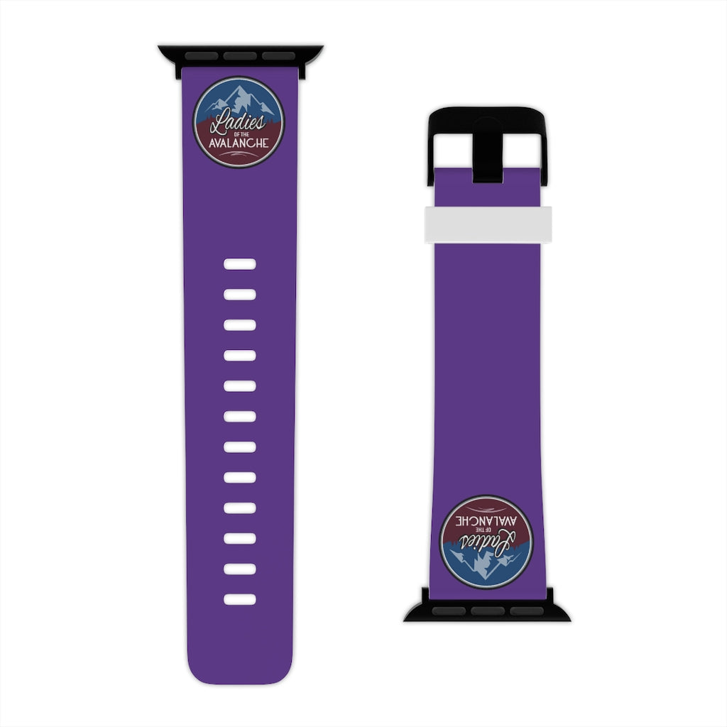 Ladies Of The Avalanche Apple Watch Band In Purple