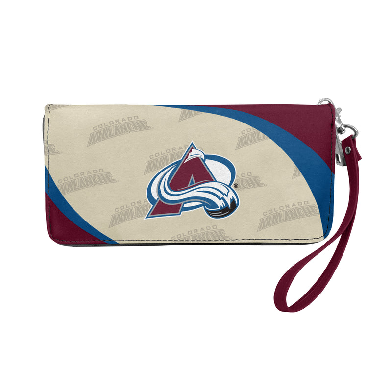 Colorado Avalanche Ladies Curve Zip Organizer Wallet