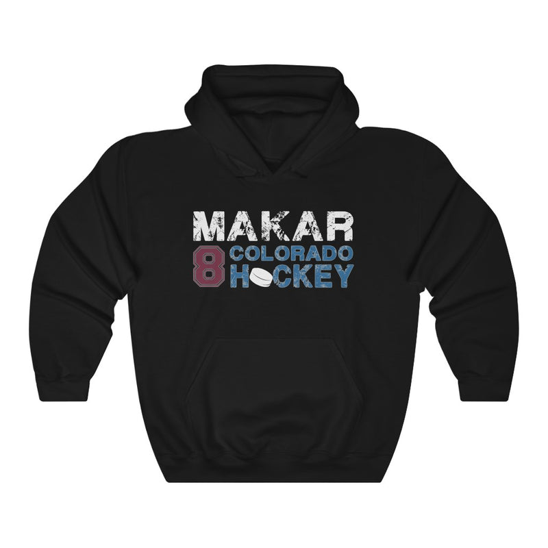Makar 8 Colorado Hockey Unisex Hooded Sweatshirt