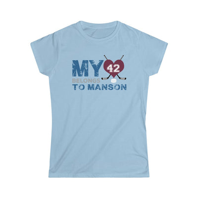 My Heart Belongs To Manson Women's Softstyle Tee