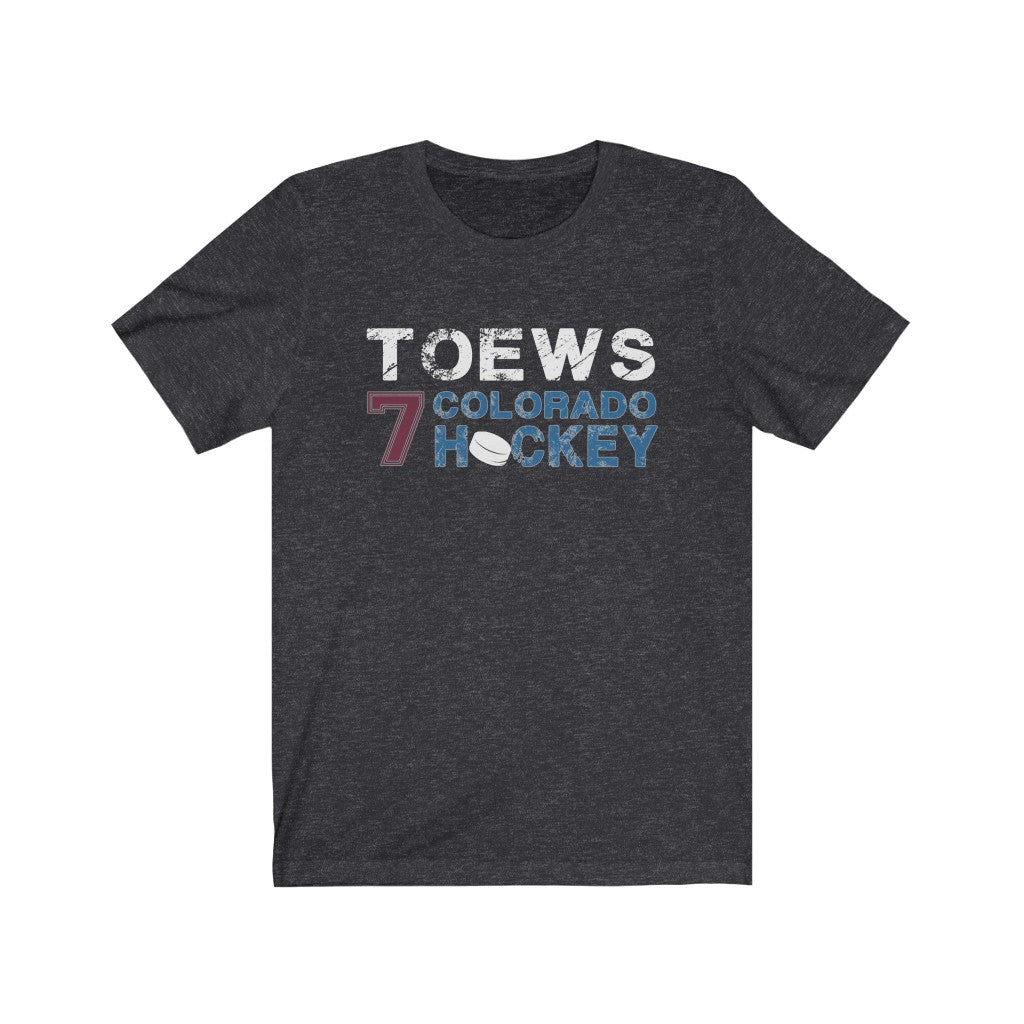 Toews 7 Colorado Hockey Unisex Jersey Tee