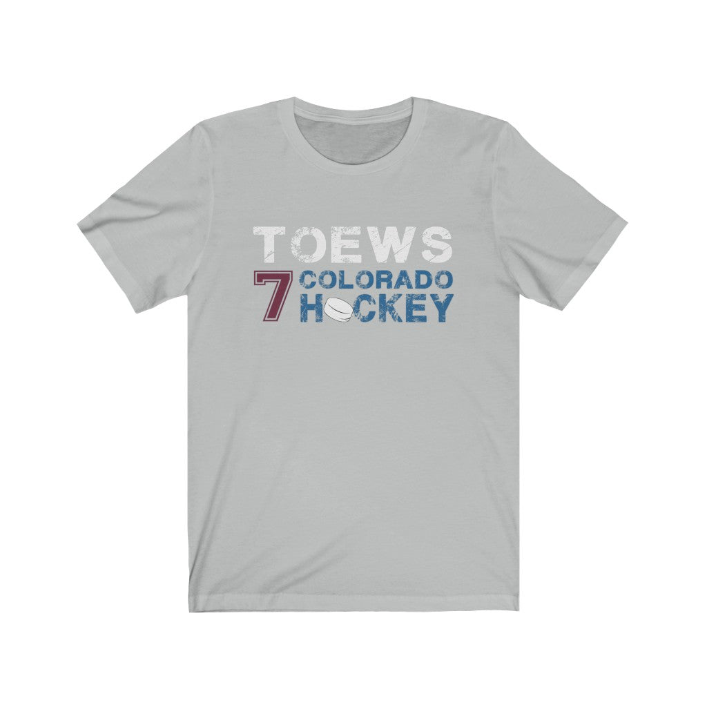 Toews 7 Colorado Hockey Unisex Jersey Tee