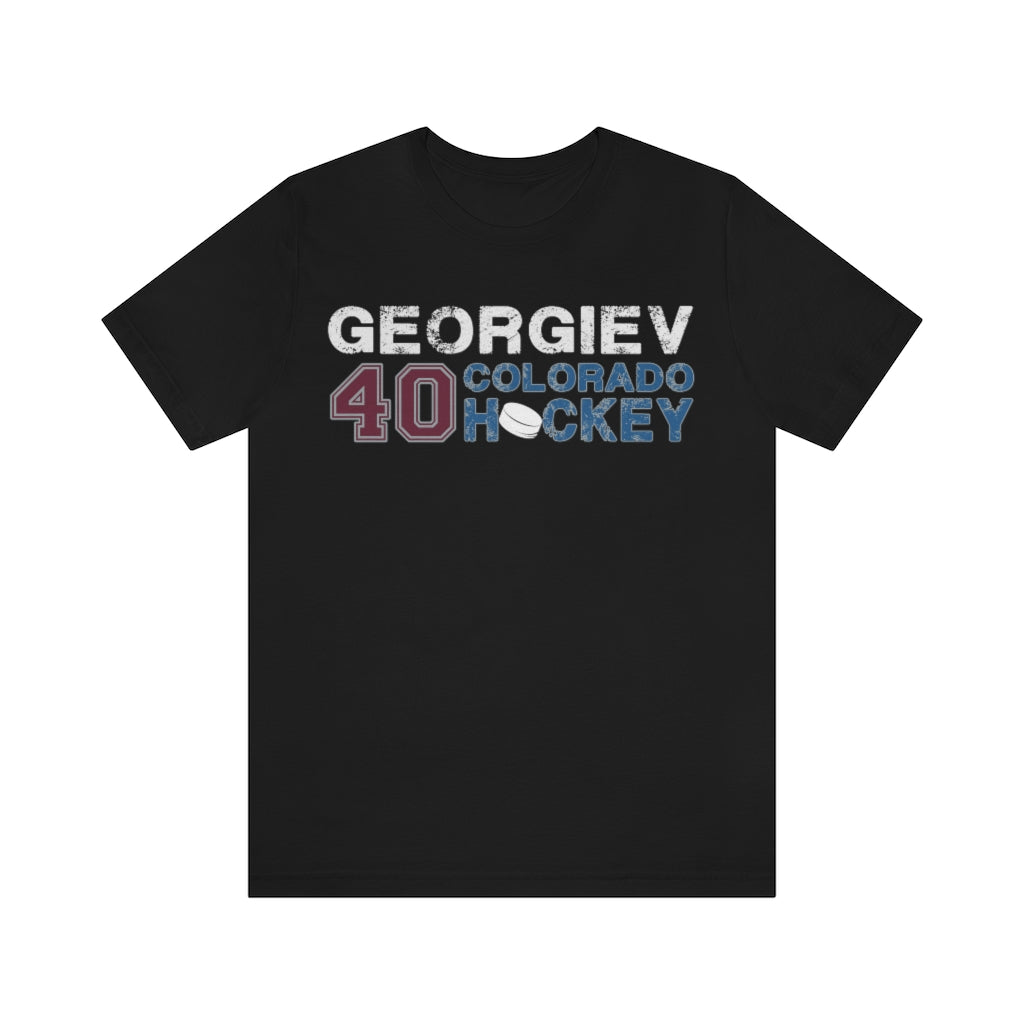 Georgiev 40 Colorado Hockey Unisex Jersey Tee