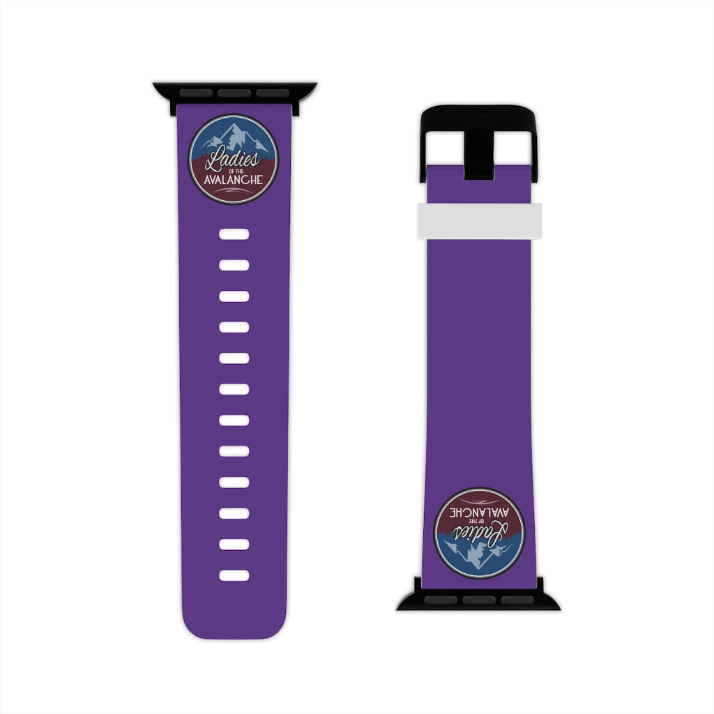 Ladies Of The Avalanche Apple Watch Band In Purple