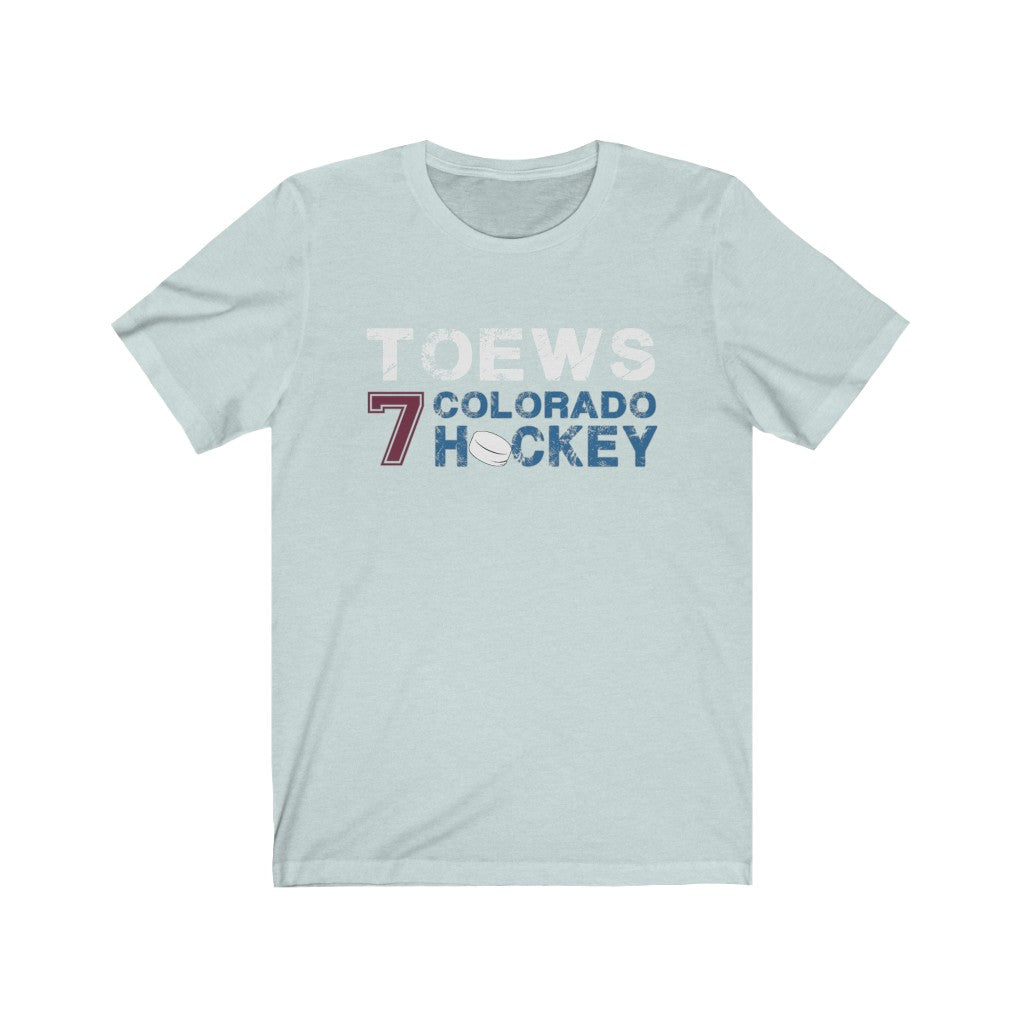 Toews 7 Colorado Hockey Unisex Jersey Tee