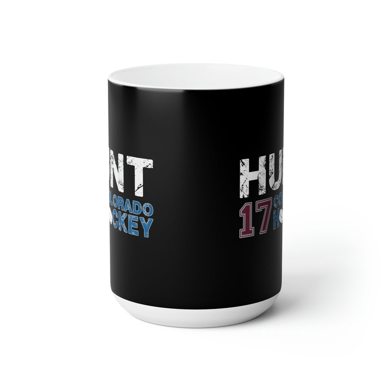 Hunt 17 Colorado Hockey Ceramic Coffee Mug In Black, 15oz