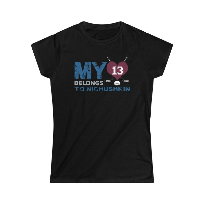 My Heart Belongs To Nichushkin Women's Softstyle Tee