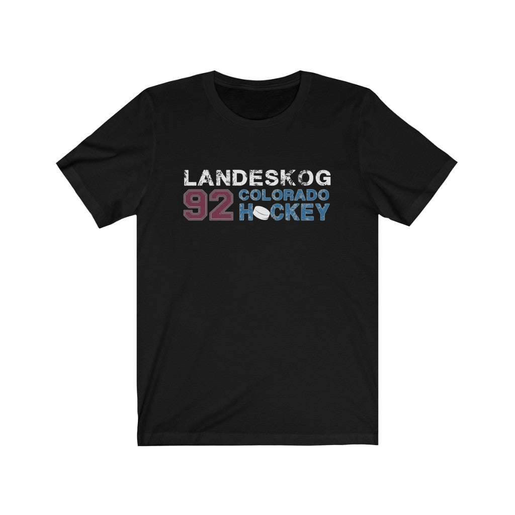 Landeskog 92 Colorado Hockey Unisex Jersey Tee