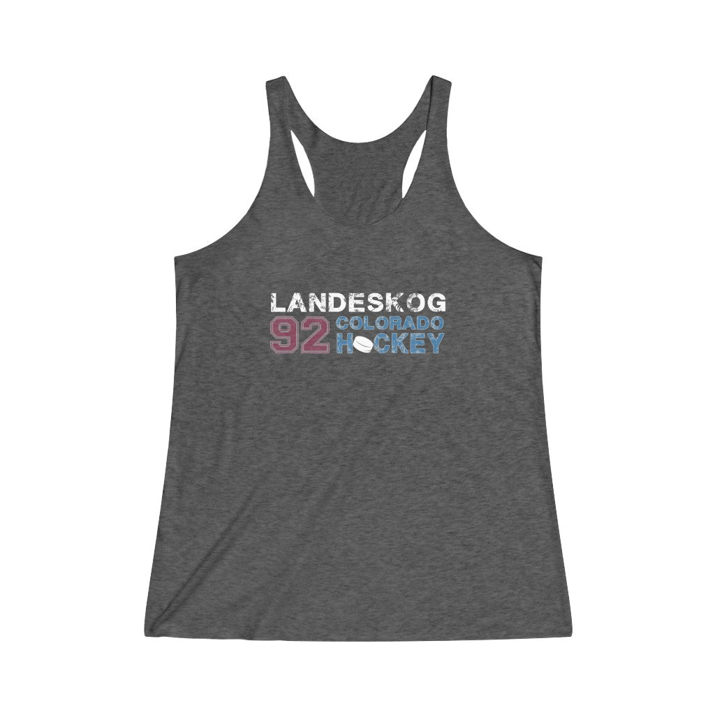 Ladies Of The Avalanche Women's Tri-Blend Racerback Tank Top