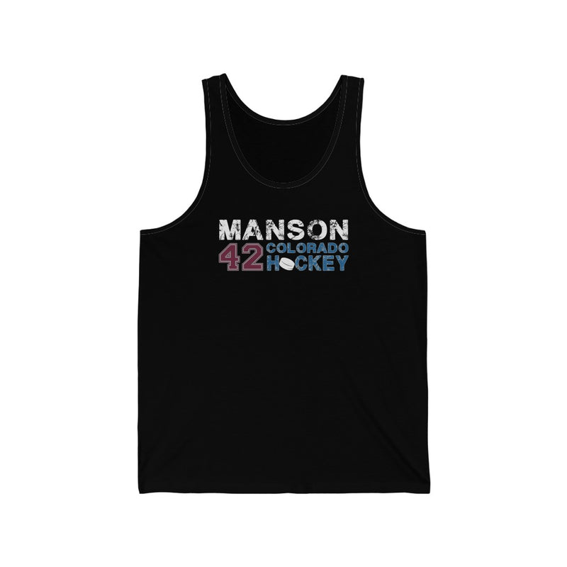 Manson 42 Colorado Hockey Unisex Jersey Tank Top