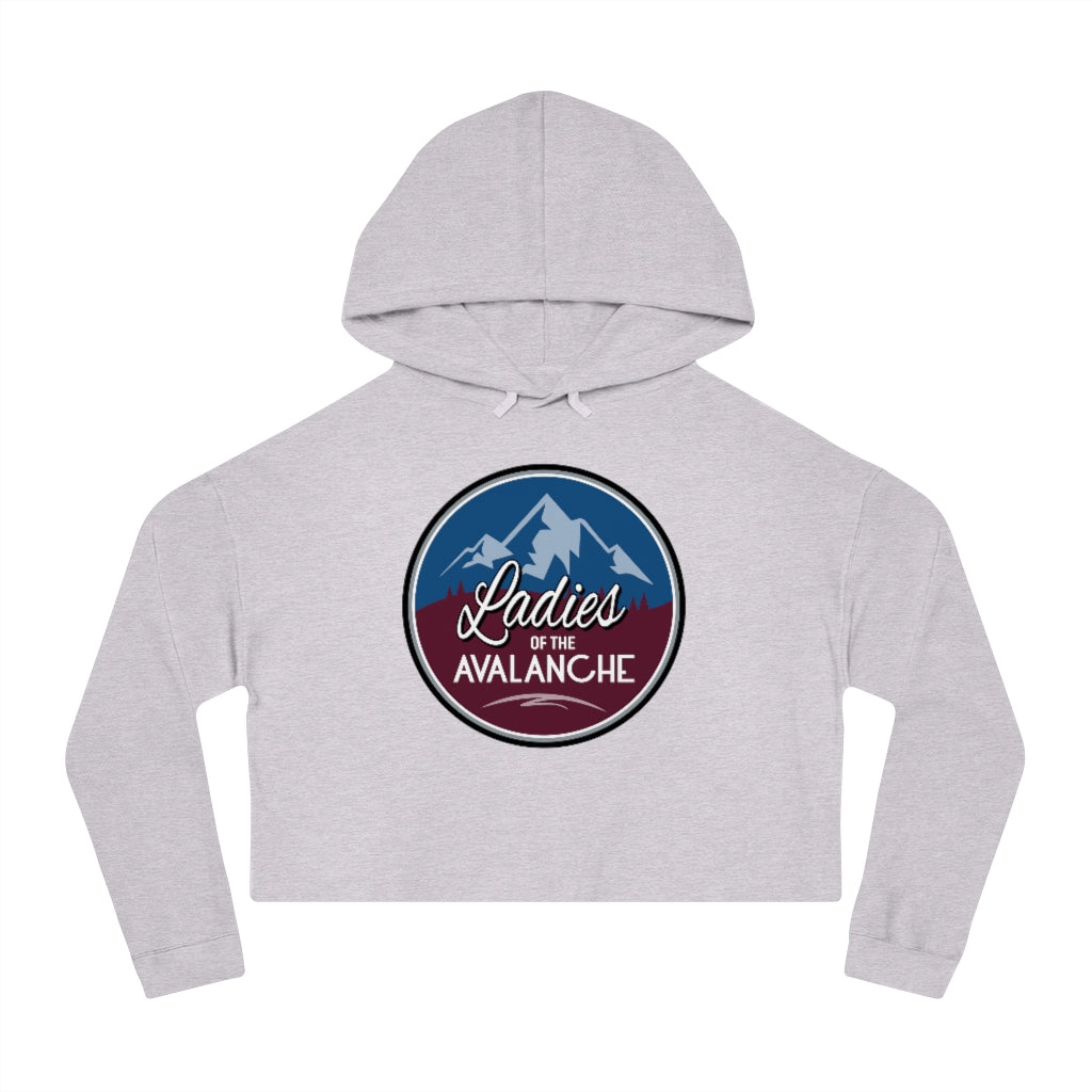 Ladies Of The Avalanche Women’s Cropped Hooded Sweatshirt