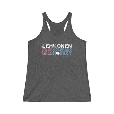 Lehkonen 62 Colorado Hockey Women's Tri-Blend Racerback Tank