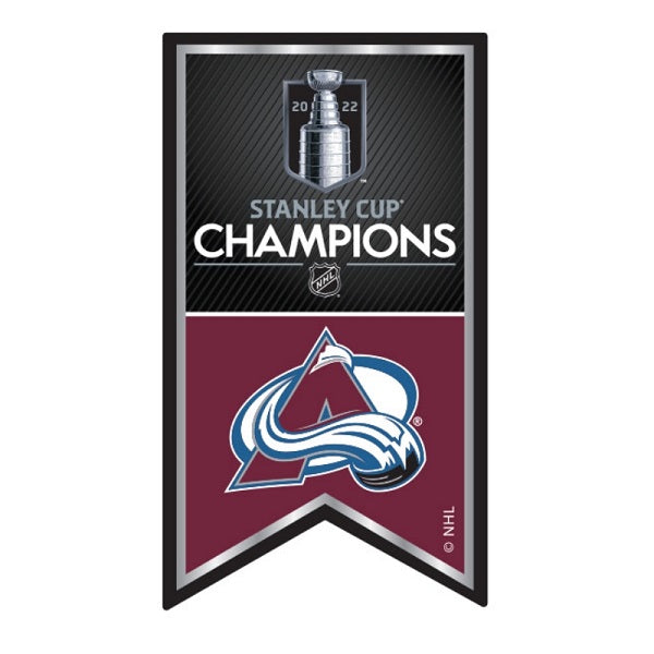 Colorado Avalanche 2022 Stanley Cup Champions Banner Collector Pin