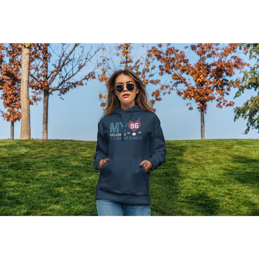 My Heart Belongs To Rantanen Colorado Avalanche Hockey Unisex Hooded Sweatshirt