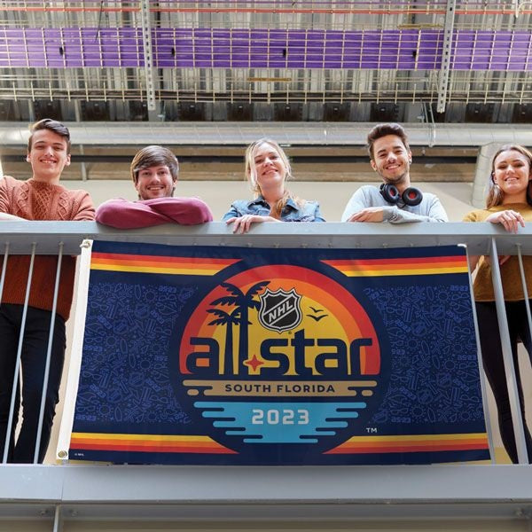 2023 NHL All-Star Game Deluxe Flag