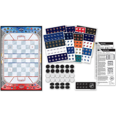 NHL Checkers Board Game Full League Version (All 32 Teams)