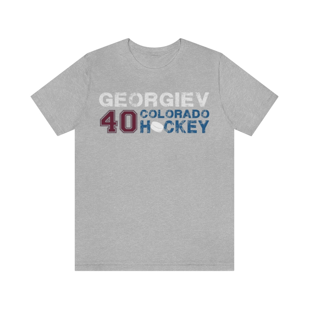 Georgiev 40 Colorado Hockey Unisex Jersey Tee