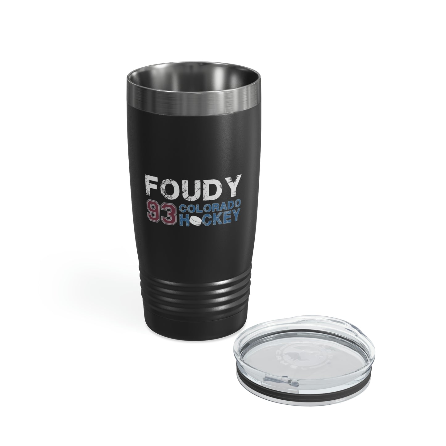 Foudy 93 Colorado Hockey Ringneck Tumbler, 20 oz