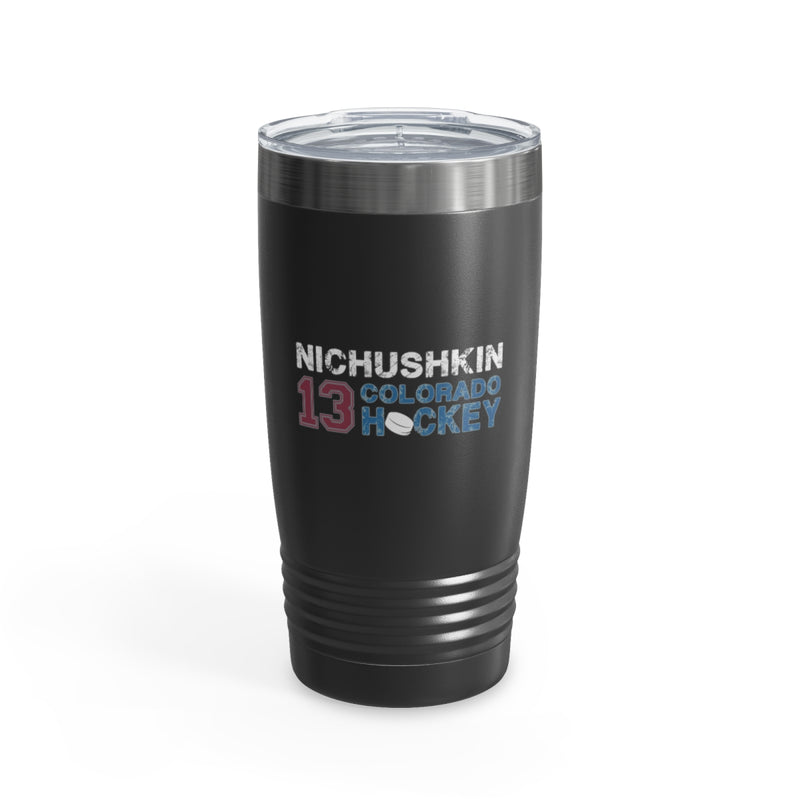 Nichushkin 13 Colorado Hockey Ringneck Tumbler, 20 oz