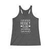 "A Day Without Hockey" Women's Tri-Blend Racerback Tank