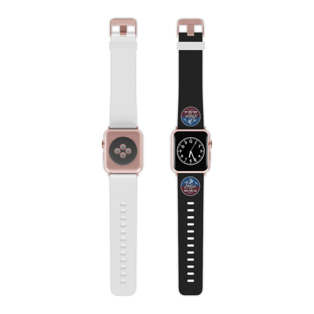 Ladies Of The Avalanche Apple Watch Band In Black