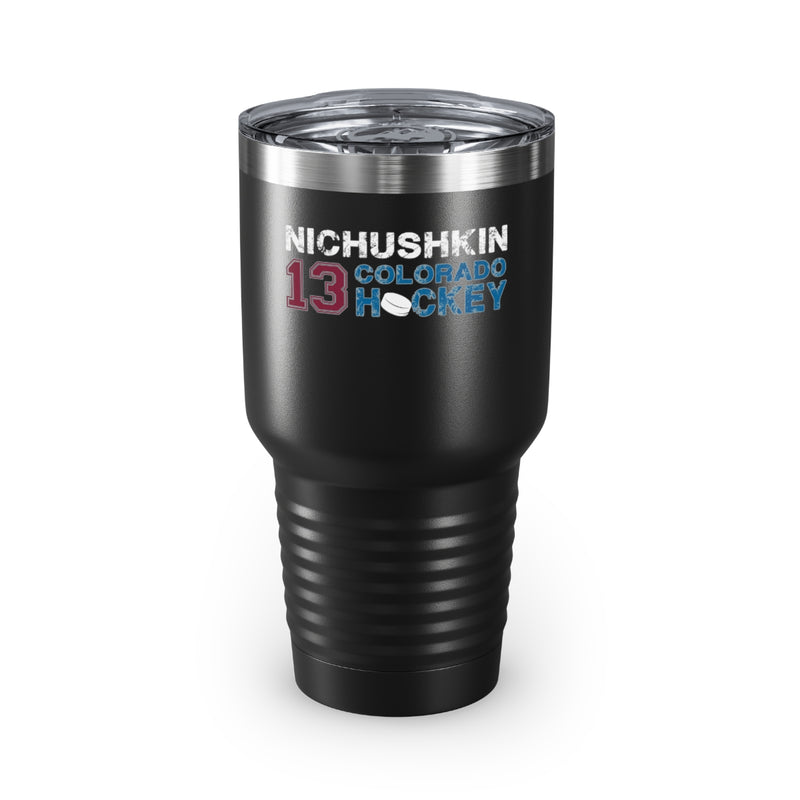 Nichushkin 13 Colorado Hockey Ringneck Tumbler, 30 oz