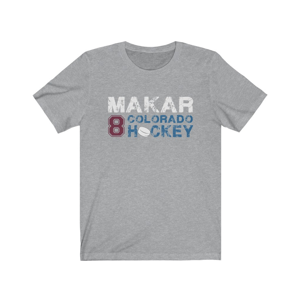 Makar 8 Colorado Hockey Unisex Jersey Tee