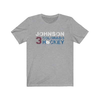 Johnson 3 Colorado Hockey Unisex Jersey Tee