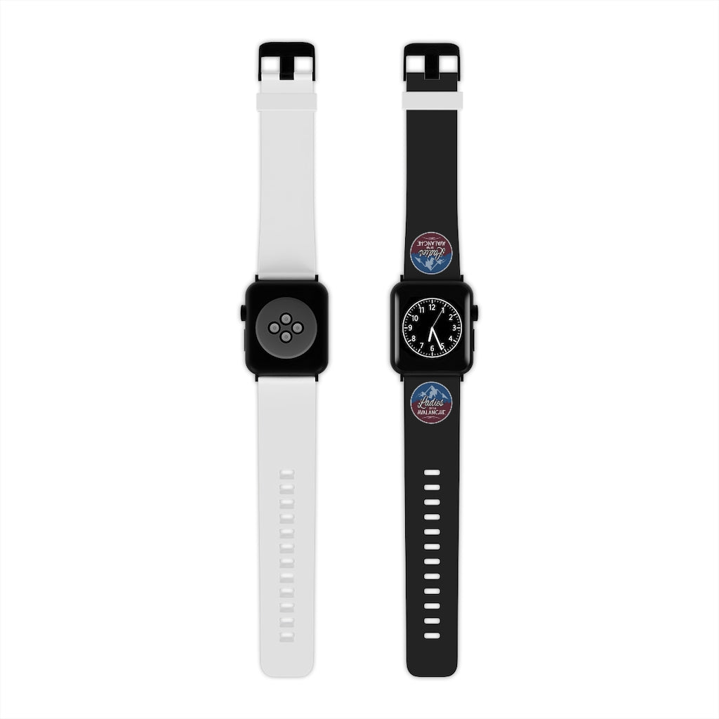 Ladies Of The Avalanche Apple Watch Band In Black