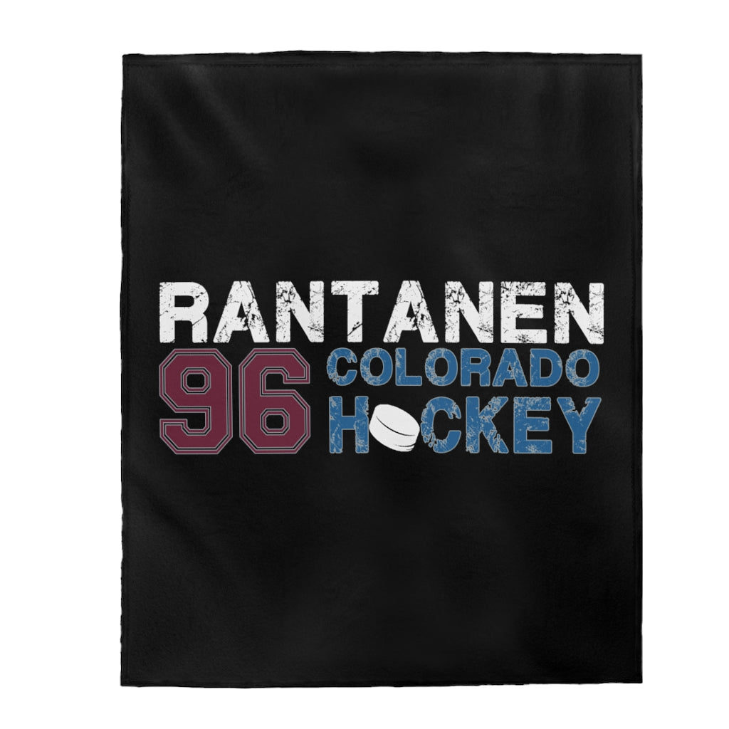 Rantanen 96 Colorado Hockey Velveteen Plush Blanket