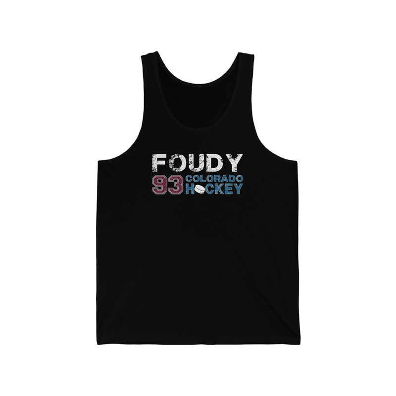 Foudy 93 Colorado Hockey Unisex Jersey Tank Top