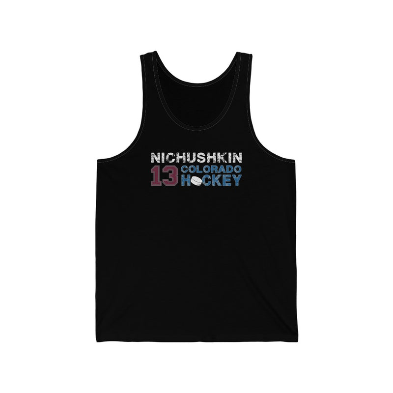 Nichushkin 13 Colorado Hockey Unisex Jersey Tank Top