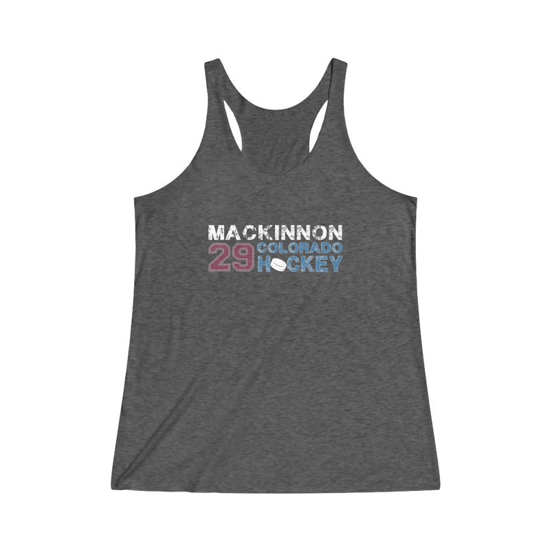 Mackinnon Colorado Hockey Women's Tri-Blend Racerback Tank Top