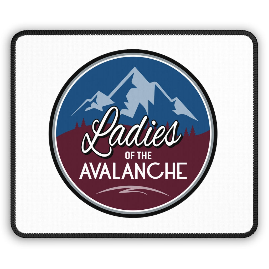 Ladies Of The Avalanche Gaming Mouse Pad In White