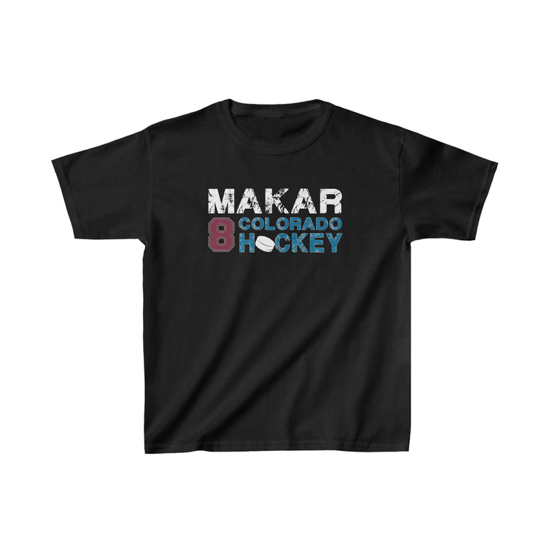 Makar 8 Colorado Hockey Kids Tee