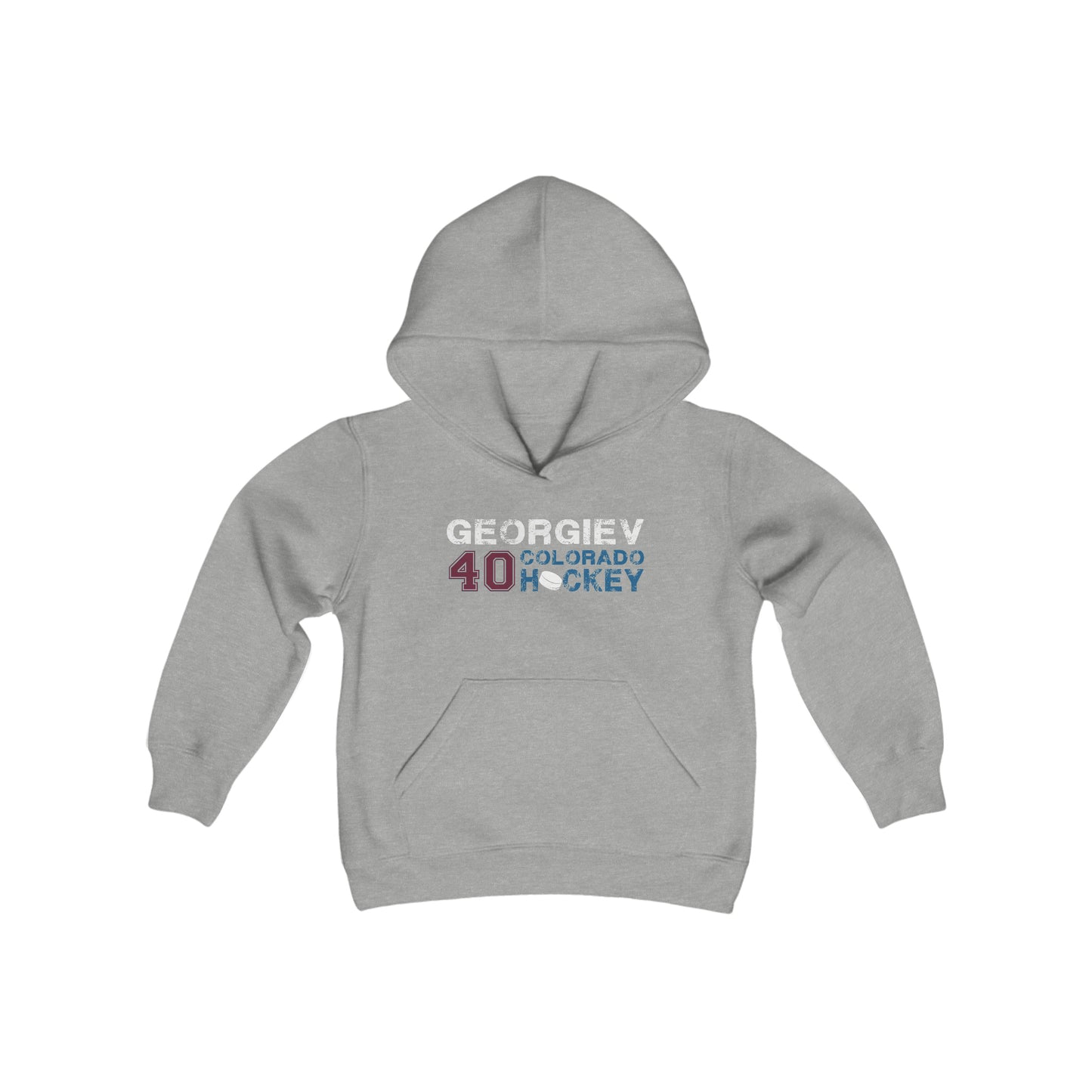 Georgiev 40 Colorado Hockey Youth Hooded Sweatshirt