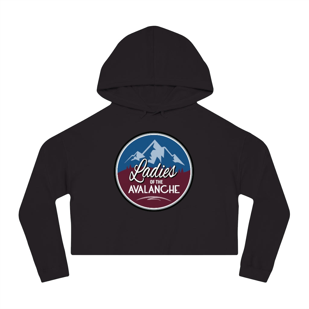 Ladies Of The Avalanche Women’s Cropped Hooded Sweatshirt